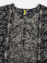 Women Silk Blend Embroidered Floral Printed-PKSKD1745